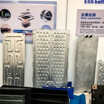 品質 コンテナ化されたBESSエネルギー貯蔵システム用のアルミニウム液体冷却プレート3003真空ろう付け 工場