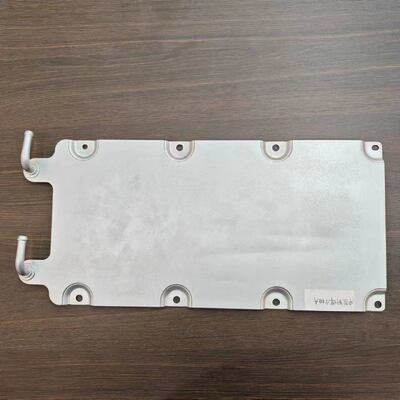 品質 EV バッテリー パック 600x400mm 用に打ち抜かれたアルミニウム マイクロ チャネル液体冷却プレート 工場